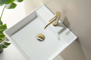 Донный клапан Aquatek AQ6002BG шлифованное золото